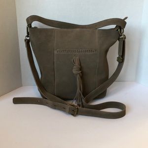Lucky Brand suede handbag